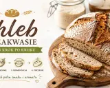 Chleb na zakwasie, przepis babci. Domowy bochenek pełen smaku i aromatu, z chrupiącą skórką i puszystym wnętrzem.