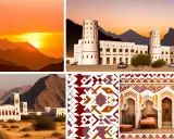 Oman: malownicze góry o zachodzie słońca, białe twierdze i tradycyjne wnętrza. Czy jest bezpiecznie? Tak, to spokojny kraj.