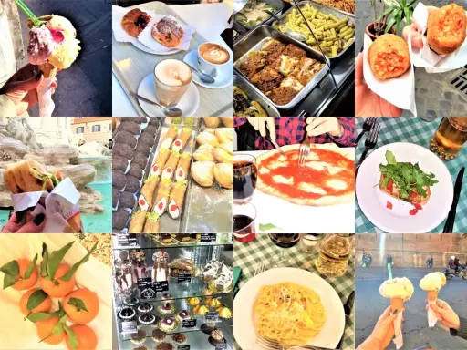 Co zjesc w Rzymie? Lody, cannoli, arancini, pizza, makaron, ciastka i świeże owoce. Prawdziwa uczta!