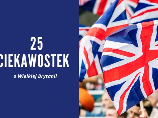 25 ciekawostek o Wielkiej Brytanii. Flagi Wielkiej Brytanii na tle tłumu.
