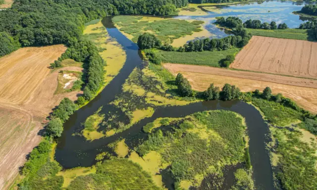 Malownicze, dzikie tereny z meandrującą rzeką i jeziorami. Idealne ciekawe miejsca 150 km od Warszawy na weekendowy wypad.