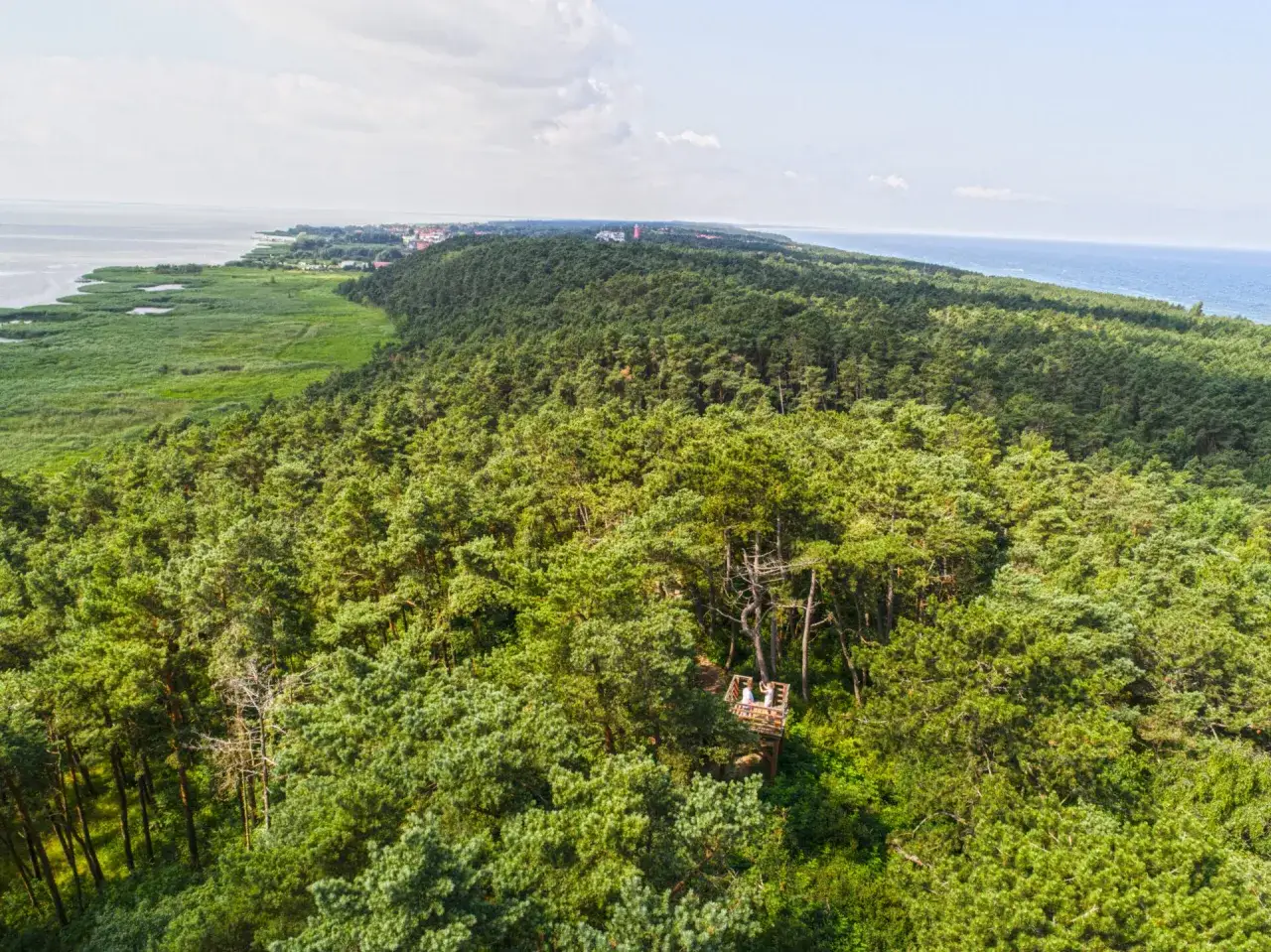 Wielbłądzi Garb Krynica Morska panorama
